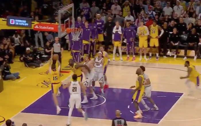 湖人险胜掘金里夫斯关键罚球绝平