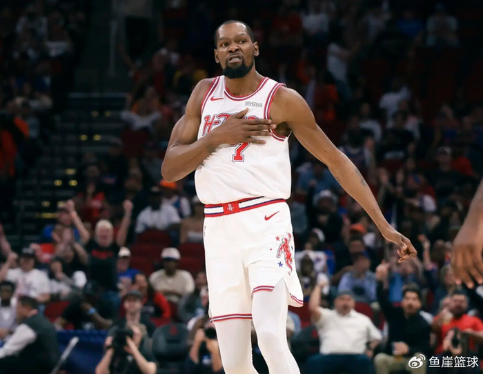 火箭力克尼克斯杜兰特27分引领进攻风暴